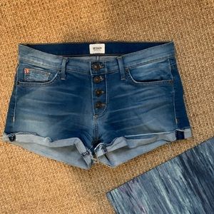 Hudson button fly shorts